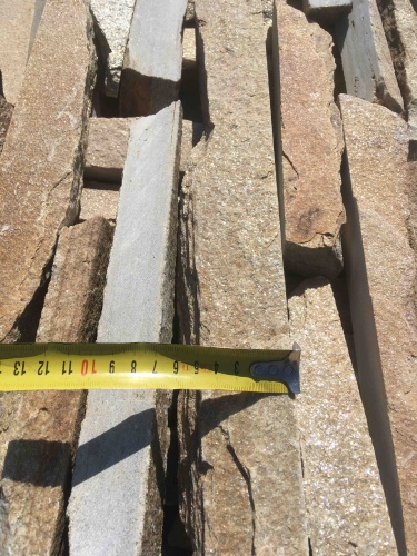 Горбушка златолит золотистый для облицовки купить в Очёре