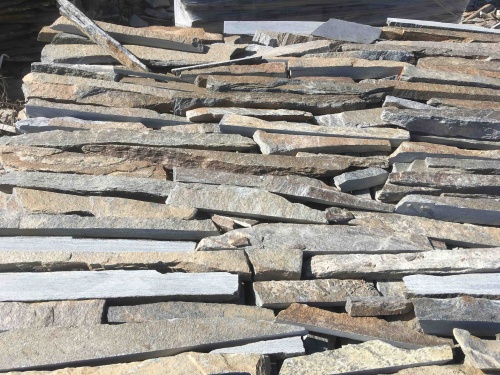 Горбушка златолит мультиколор для облицовки купить в Очёре