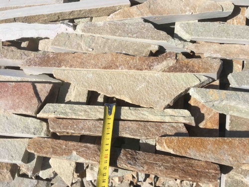 Горбушка златолит золотистый для облицовки купить в Очёре