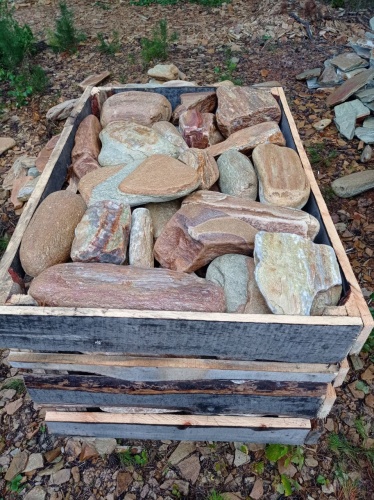 Златолит жёлтый, жёлто-зелёный глыбки и валуны для ланшафтного дизайна купить в Очёре