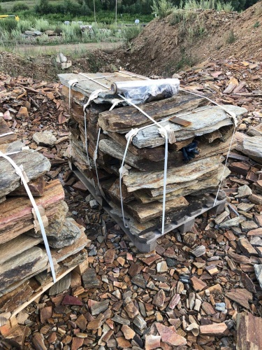 Плитняк кора дерева 50-100мм для пошаговых дорожек купить в Очёре