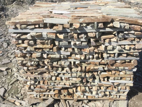 Горбушка златолит золотистый для облицовки купить в Очёре