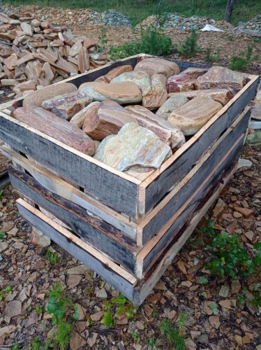 Златолит жёлтый, жёлто-зелёный глыбки и валуны для ланшафтного дизайна купить в Очёре