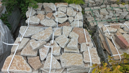 Гранитный плитняк галтованный для парковки купить в Очёре